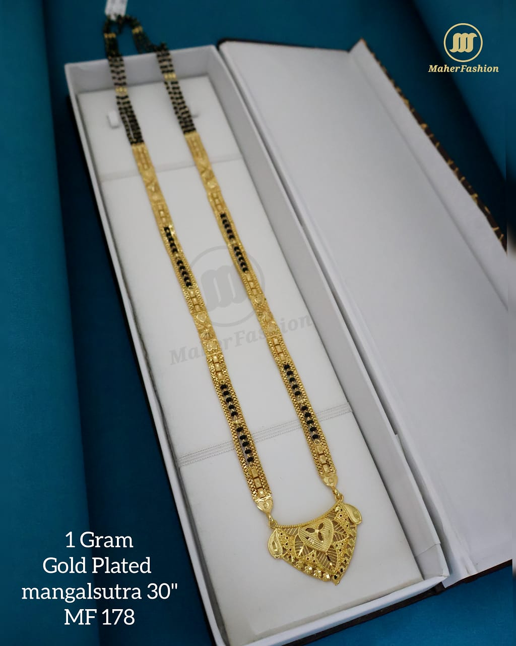 SIMPLE PENDENT GOLD PLATED MANGALSUTRA